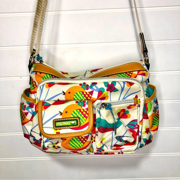 Lily Bloom Handbags - Lily Bloom Crossbody bag Handbag Purse Pack Multi Color Floral Print